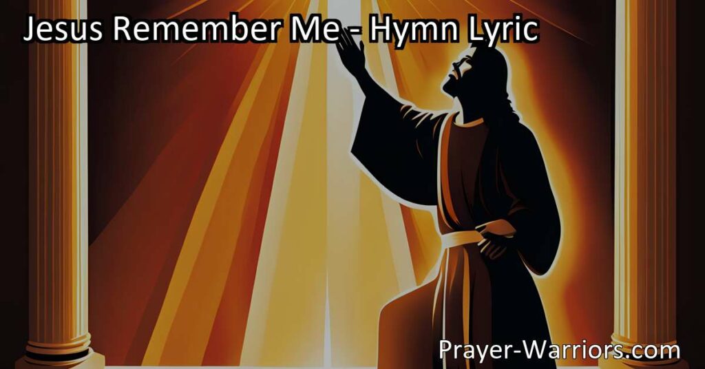 Get inspired and find hope with the powerful hymn