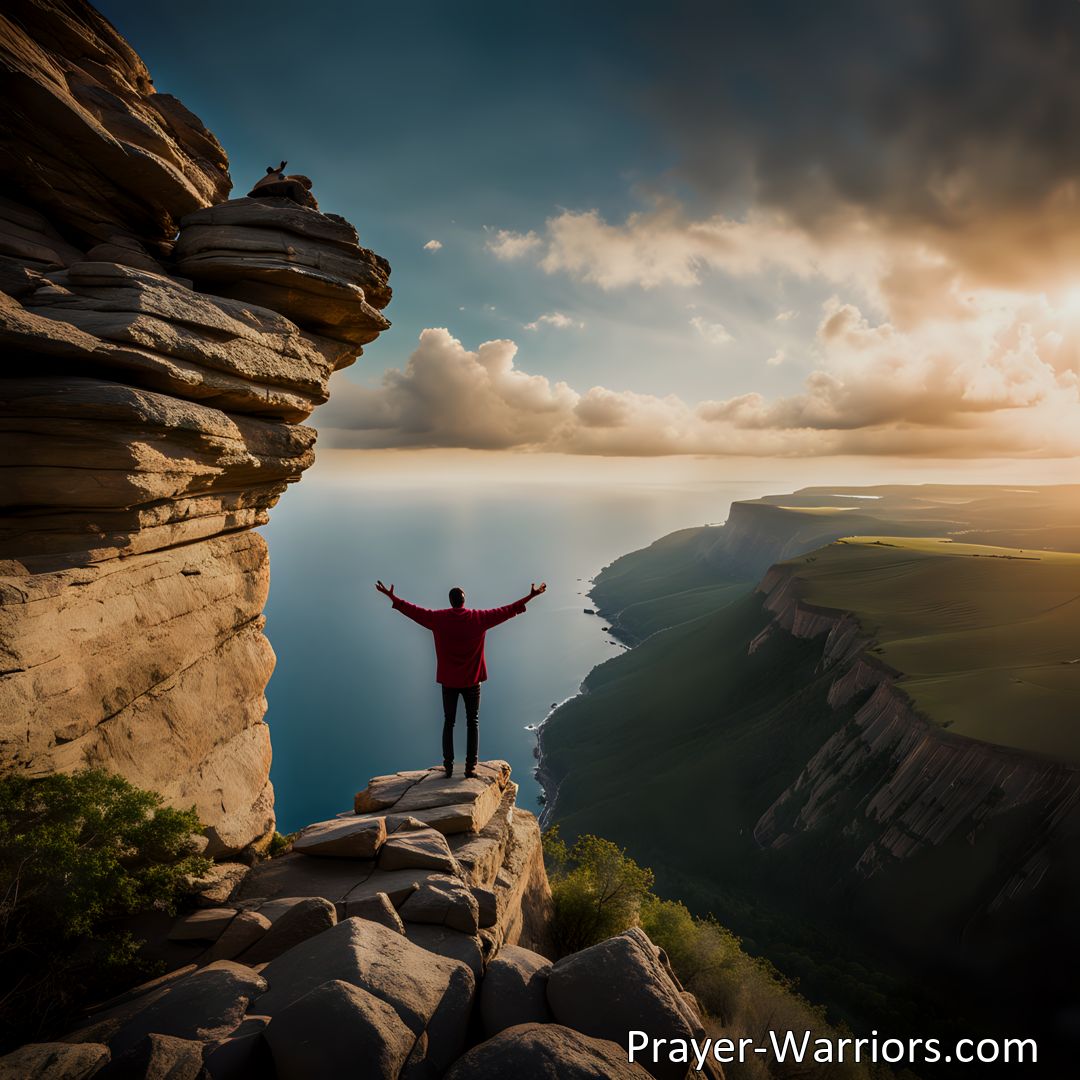 Freely Shareable Hymn Inspired Image Find refuge in Jesus as your Savior and Rock of Ages. Seek His grace, proclaim His name, and trust in His love for peace and strength in daily life.