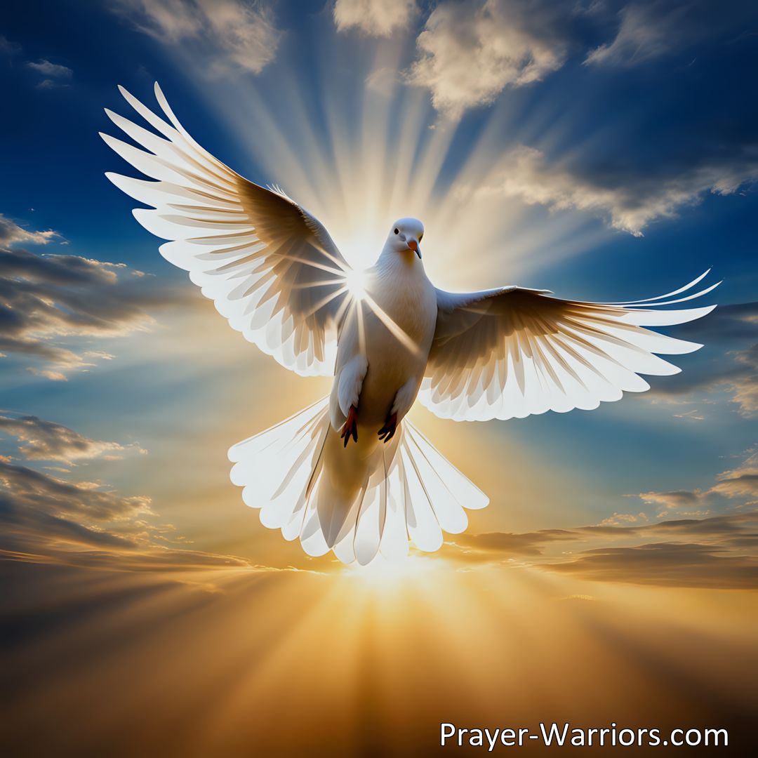 Freely Shareable Hymn Inspired Image Discover the power of relying on Jesus' words and seeking guidance from the Holy Spirit in the hymn Jesus We On The Words Depend. Embrace His peace and love.