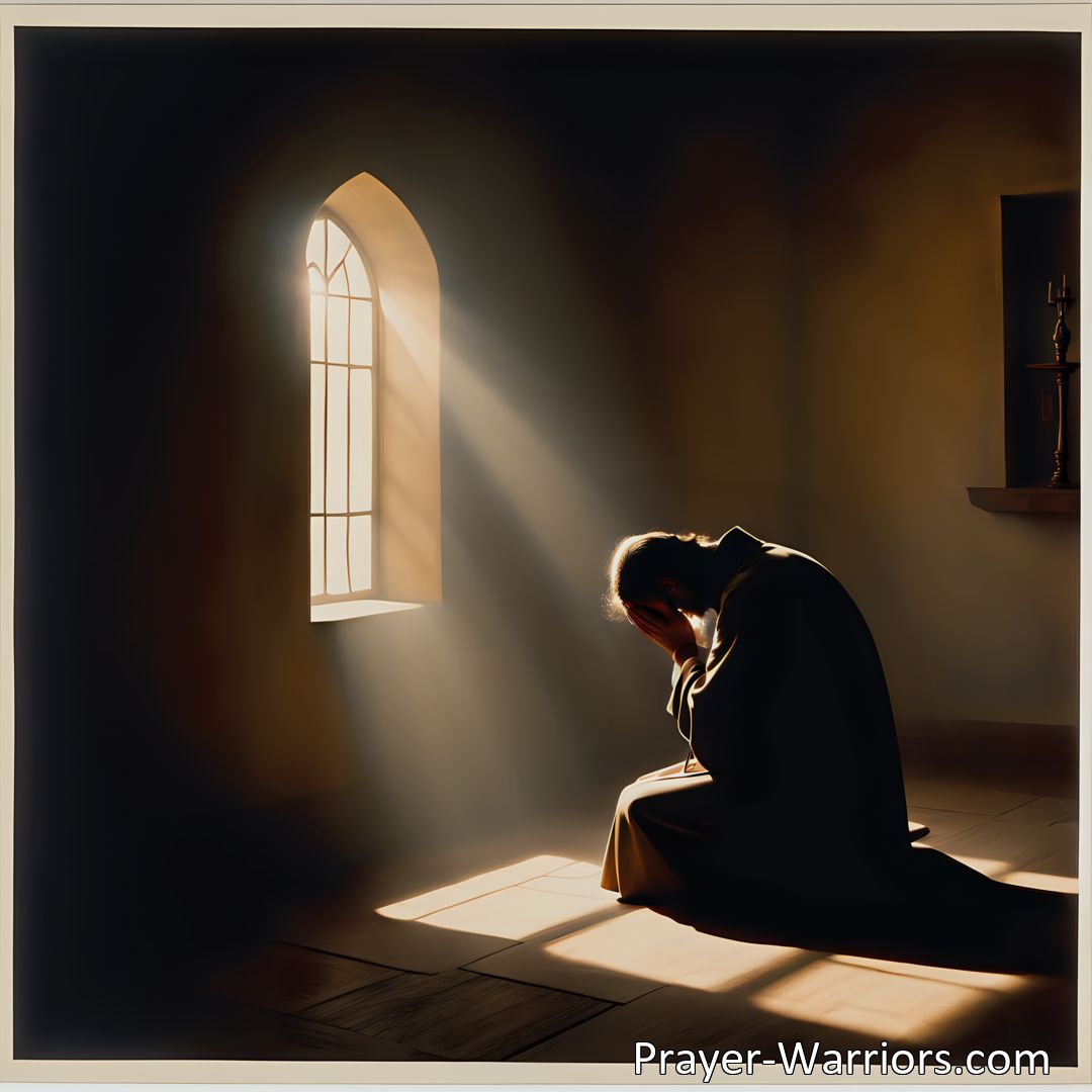 Freely Shareable Hymn Inspired Image Find comfort and guidance in prayer with Just A Little Talk With Jesus. This hymn reveals the power of prayer in overcoming challenges and finding solace in Jesus. Trust in His guidance and let Him make everything right.