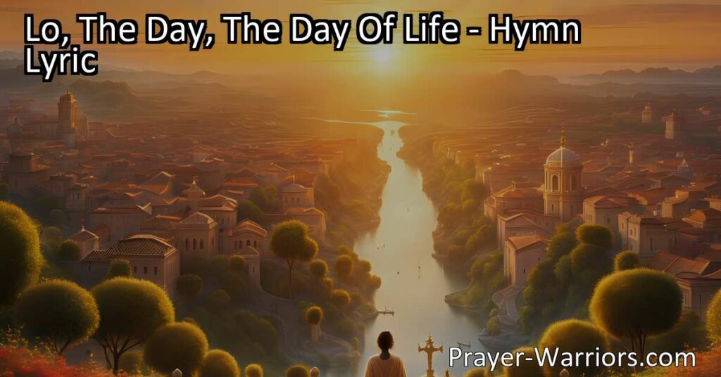 Experience eternal bliss on the day of unimagined light when death itself shall die. Find solace in the promised joy of seeing Jesus face to face.