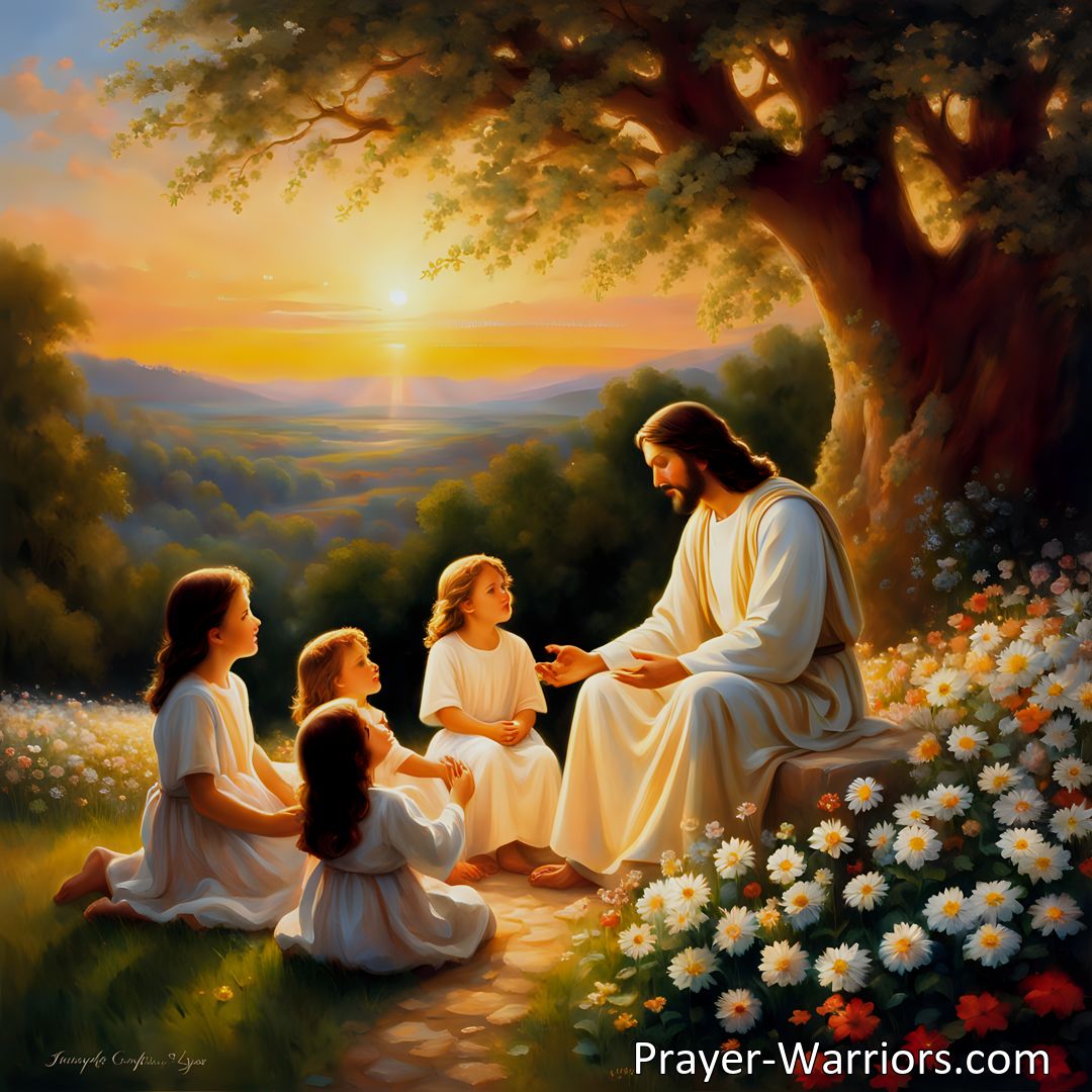 Freely Shareable Hymn Inspired Image Find guidance and peace in Jesus Christ as we come to Him with childlike faith. Reflect on His love and purity in Lord Jesus Christ We Come To Thee hymn.
