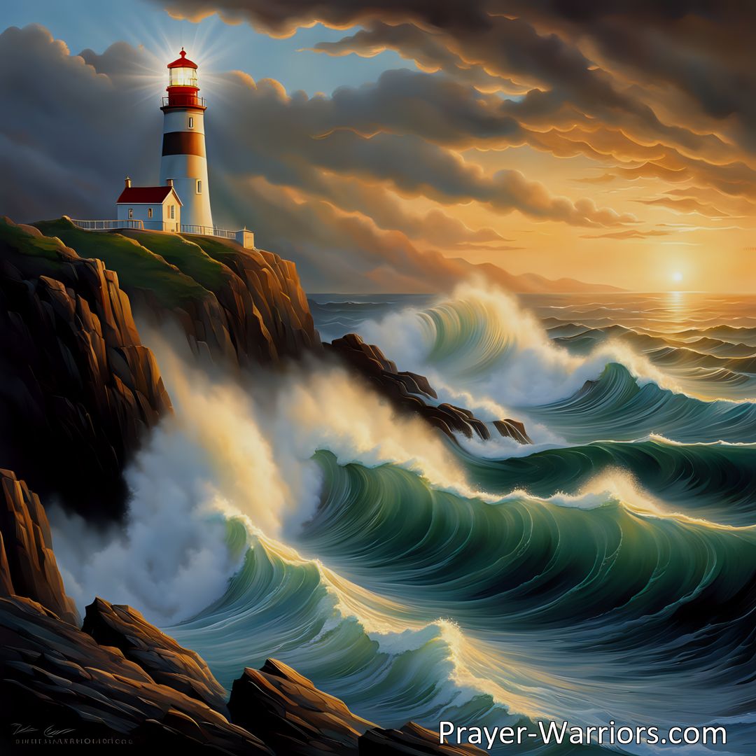 Freely Shareable Hymn Inspired Image Many Precious Souls Are Groping in the darkness, yearning for the light. Hold your light higher and guide them home. Be a beacon of hope and make a difference.