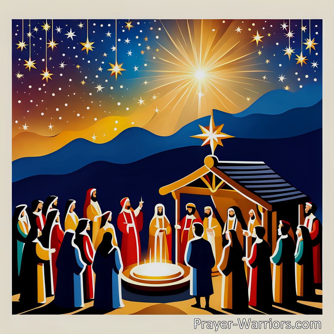 Freely Shareable Hymn Inspired Image Spread joy and celebrate the birth of our Savior with the cheerful chiming of Merry Merry Chiming Bells. Listen to their melodic tunes and be reminded of the love and hope that Christmas brings.