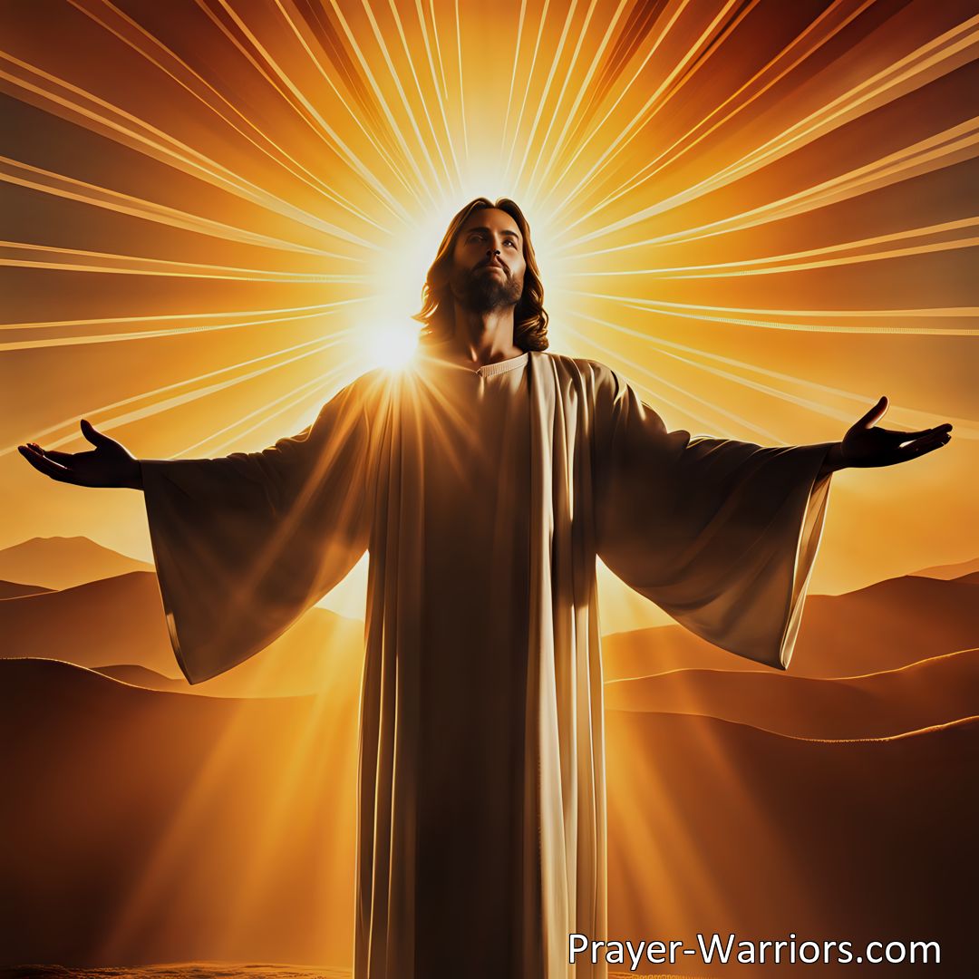 Freely Shareable Hymn Inspired Image Discover the hymn More and More Like Jesus and learn how to embrace Jesus' character, share His love, and strive towards Christlikeness in your daily life. Start your transformative journey now.