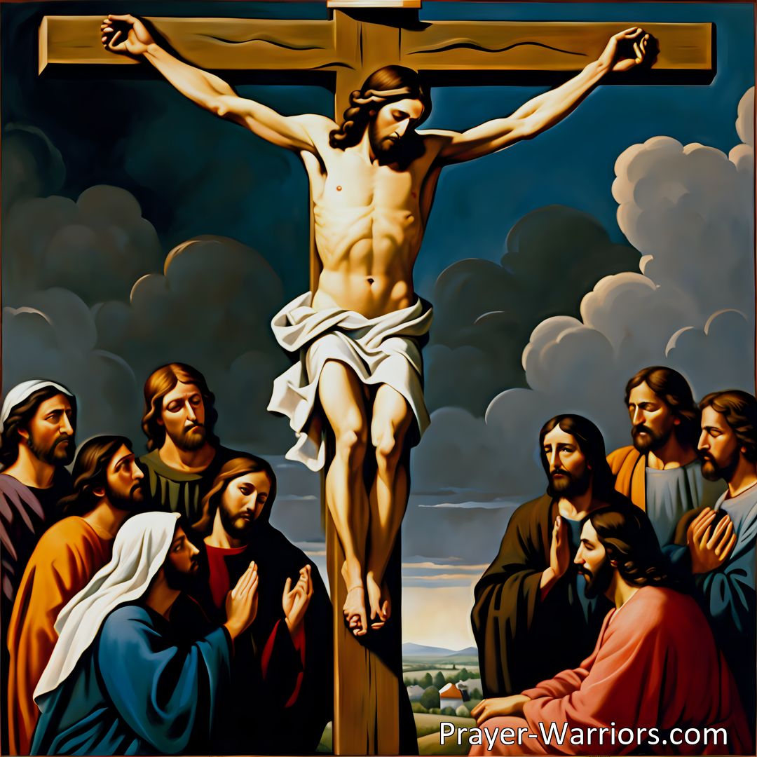 Freely Shareable Hymn Inspired Image Discover the powerful hymn My Savior How Thy Soul Was Awed reflecting on Jesus' sacrifice on the cross. Explore themes of forsakenness, faithlessness, compassion, and ultimate triumph. Experience the transformative power of His love and redemption.