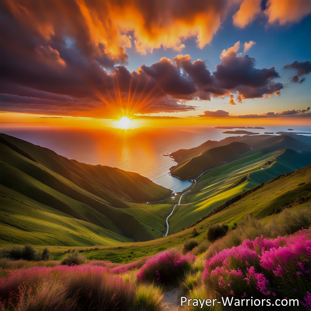 Freely Shareable Hymn Inspired Image Discover the greatness of the Lord in the hymn My Soul, Bless the Lord! The Lord is Most Great. Experience His power and care for His creation.