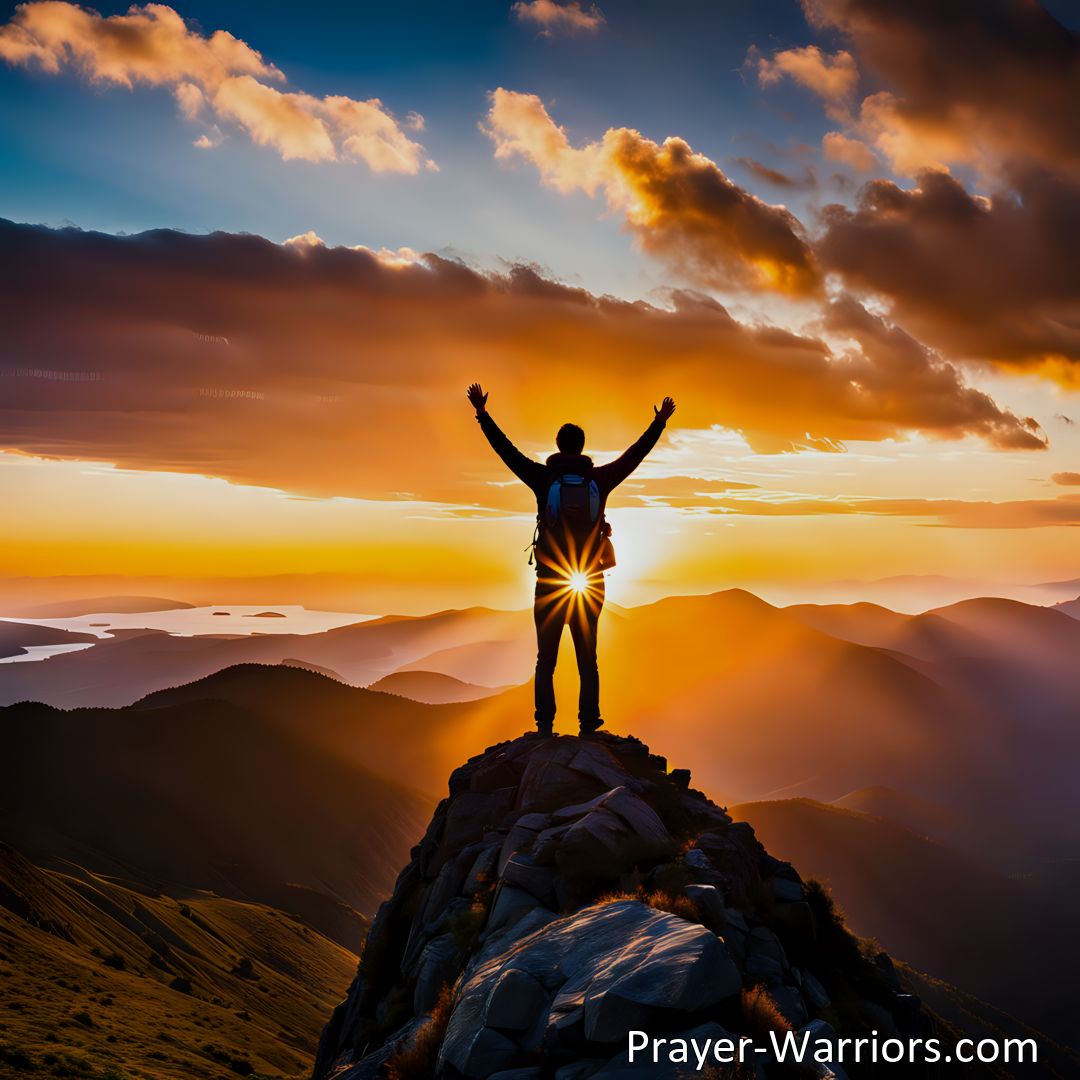 Freely Shareable Hymn Inspired Image Find Victory Through Christ: Discovering Joy and Relief in Life's Struggles. Share your story, praise His name, and claim His promises for true happiness and peace. You are not alone in your journey.