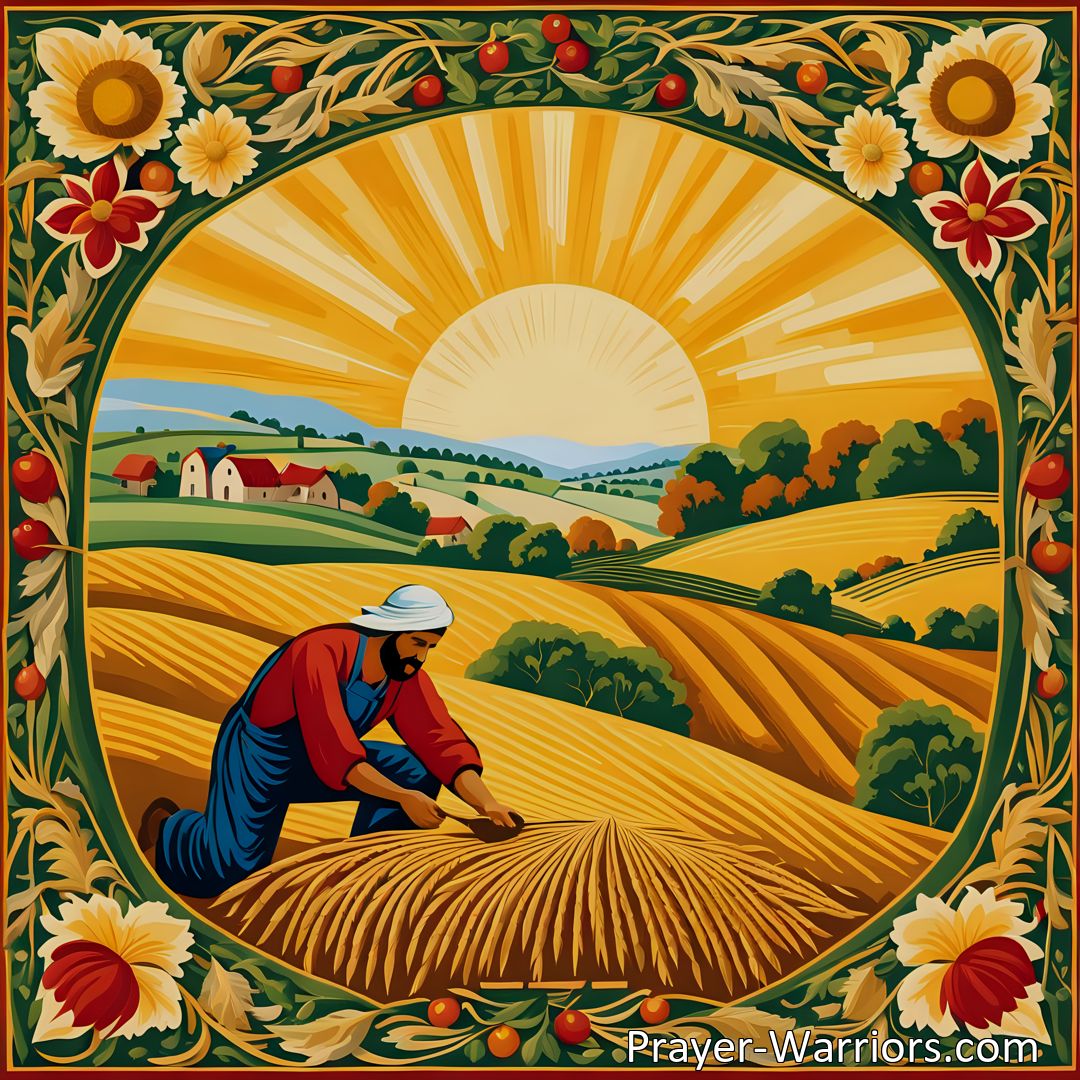 Freely Shareable Hymn Inspired Image Discover the inspiring hymn Now The Sowing And The Weeping and find wisdom in life's journey. Learn about hard work, patience, and the promise of a golden harvest. Keep sowing and weeping for a future of joy.