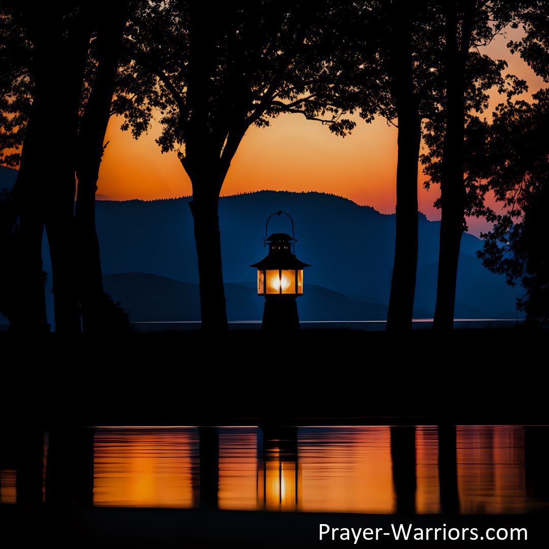 Freely Shareable Hymn Inspired Image Let your light shine brightly for Jesus with Now Trim Your Lamp For Jesus. Discover the importance of living a faithful life that reflects His love and teachings.