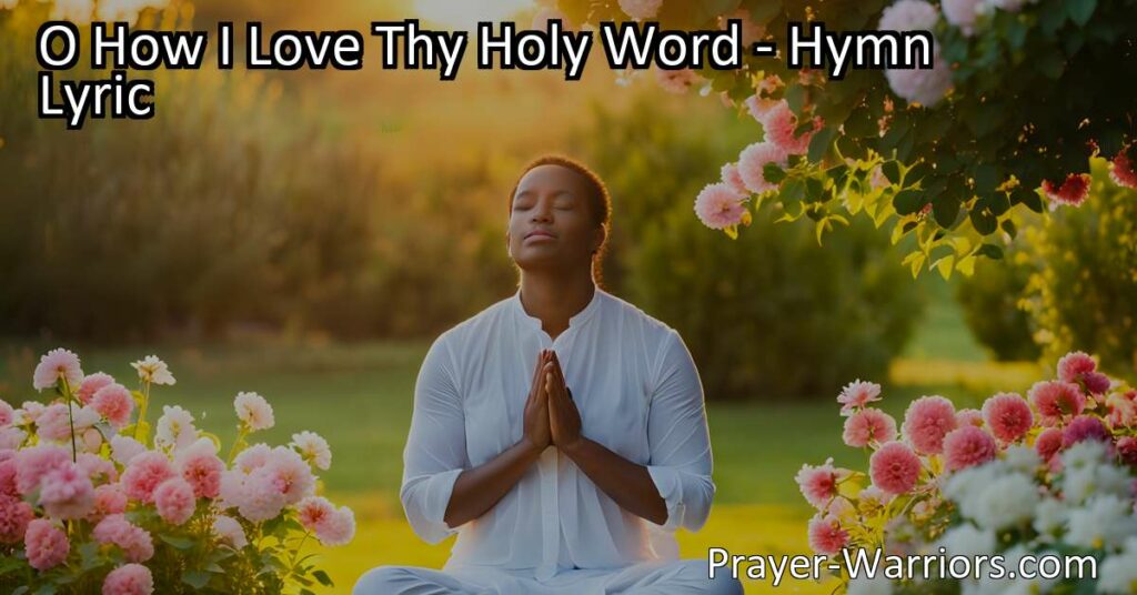 Experience the immense love and guidance of God's holy word. Discover the value it brings to your life