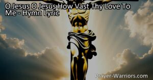 Discover the vast love of Jesus for me. Immerse yourself in His endless ocean of love. He died for guilty sinners like me. Experience His forgiveness and find solace in His love.