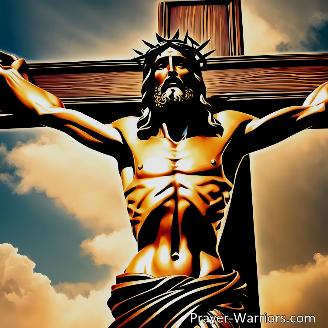 Freely Shareable Hymn Inspired Image Discover the profound sacrifice of Jesus in 'O Jesus, Savior, Can It Be' hymn. Reflect on His love, agony, and the significance of the cross for your redemption. Explore the impact on your life today.