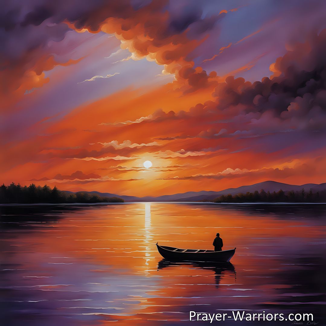 Freely Shareable Hymn Inspired Image O Promise Sweet: He Leadeth Me Over Waters - Trust in the promise of our Savior to guide us through life's challenges. Find comfort in knowing He will lead us home, no matter the circumstances we face.