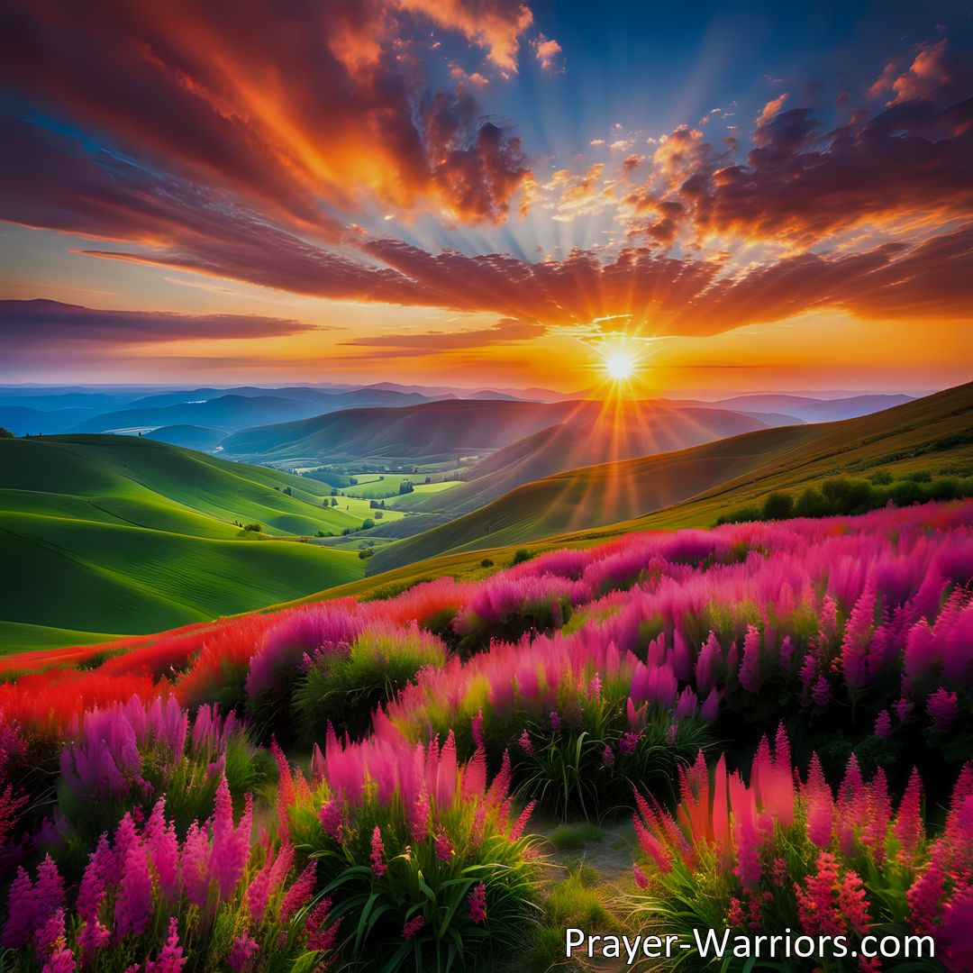 Freely Shareable Hymn Inspired Image Discover the comforting hymn On God Alone My Soul Relies. Trust in God's power to redeem, protect, and deliver. Find strength and solace in His presence.