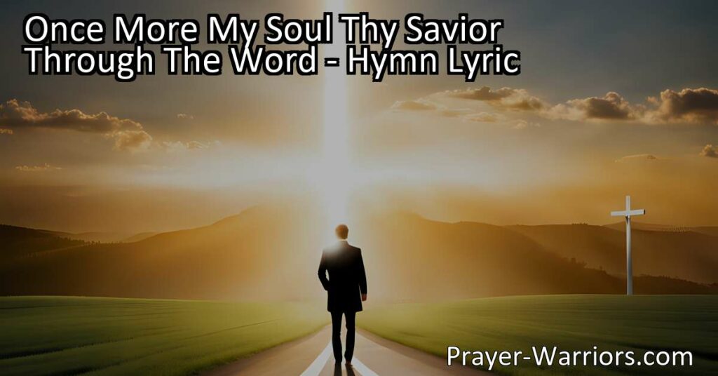 Discover the power of accepting your Savior through His Word. Make the decision to be wholly His and experience His grace and love.