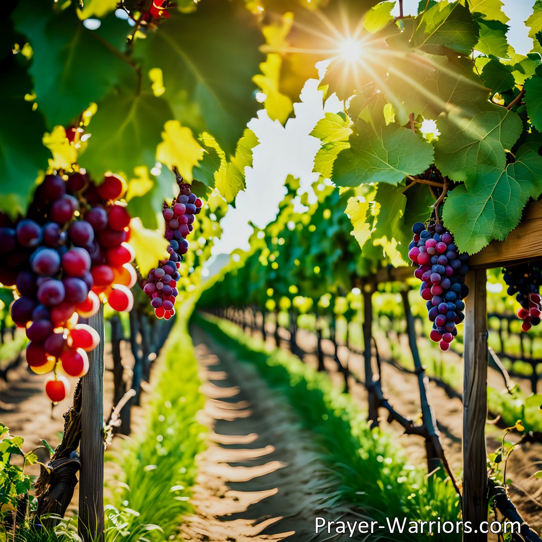 Freely Shareable Hymn Inspired Image Discover the joy and abundance of feasting with the Lord in the land of Canaan. Explore the nourishing feast of the living Word and find sustenance for your soul. Feast with your Lord and experience the fulfillment of salvation.