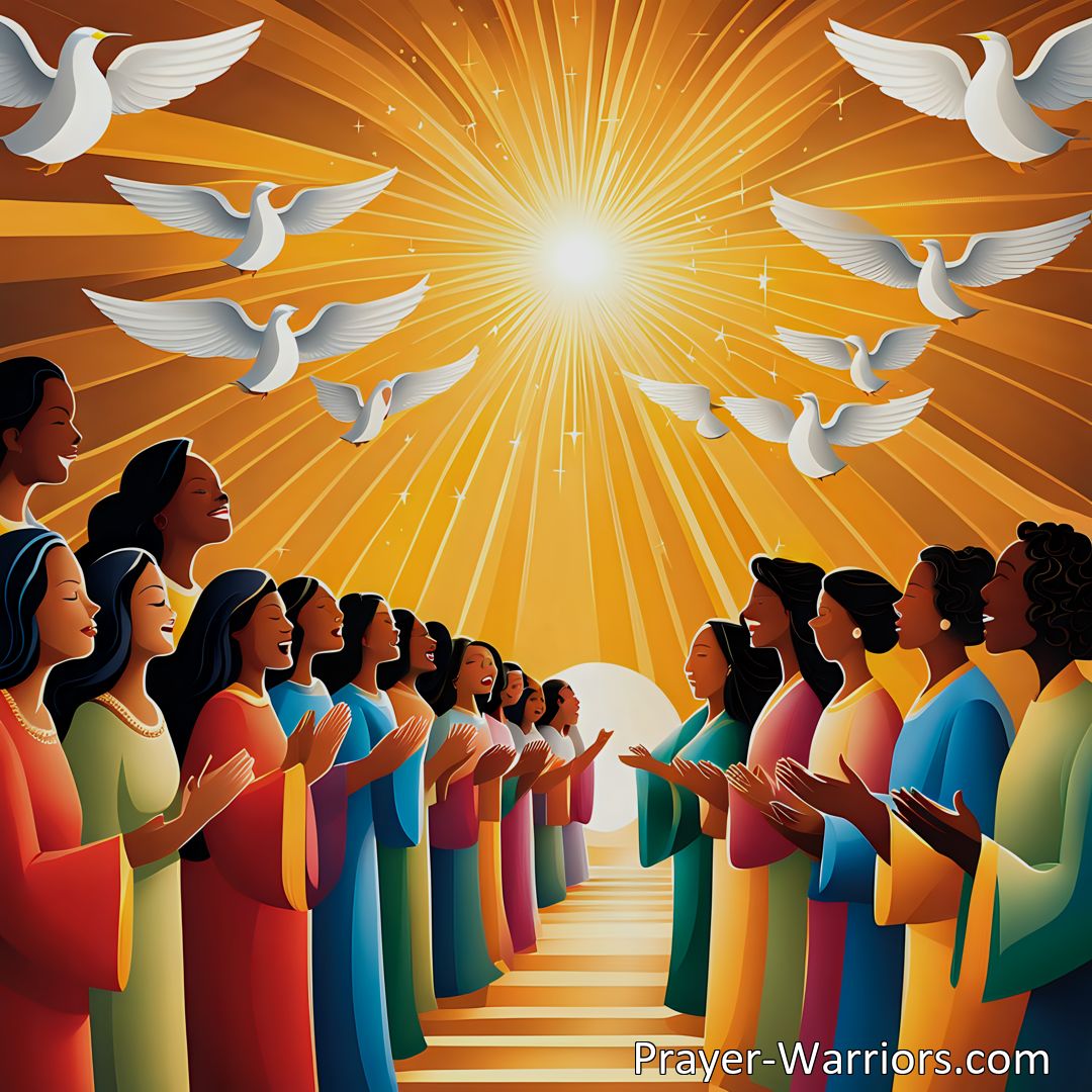 Freely Shareable Hymn Inspired Image Sing To The Lord A New Melodious Song: Unite in joyful adoration, let voices resound. His wide mercy brings salvation. Sing and praise the Lord's love.