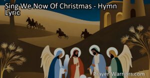 Sing We Now Of Christmas: Celebrating the Birth of Jesus. Join in the joyful singing and express gratitude for the birth of Jesus. Remember the true meaning of Christmas and share the good news of Jesus' birth. Sing we now of Christmas