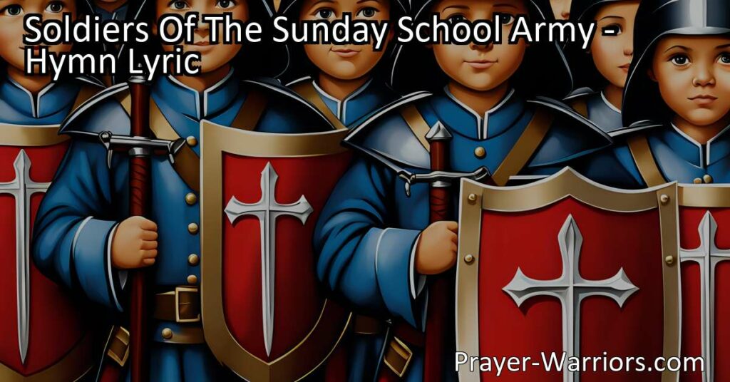 Join the Soldiers Of The Sunday School Army in defending God's holy day. Stand strong against sin and temptation