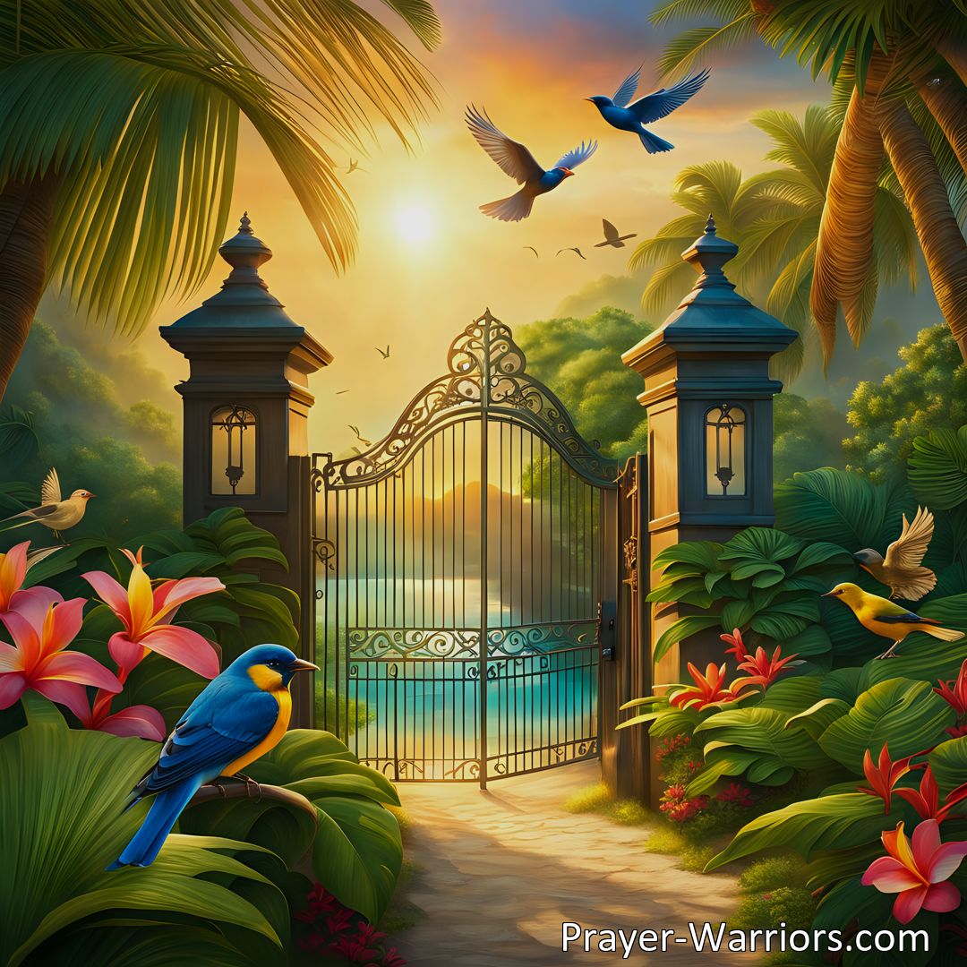 Freely Shareable Hymn Inspired Image Find hope in challenging times - Somewhere The Sun Is Shining. Discover a beautiful oasis where joy and peace exist. Trust that all will be well.