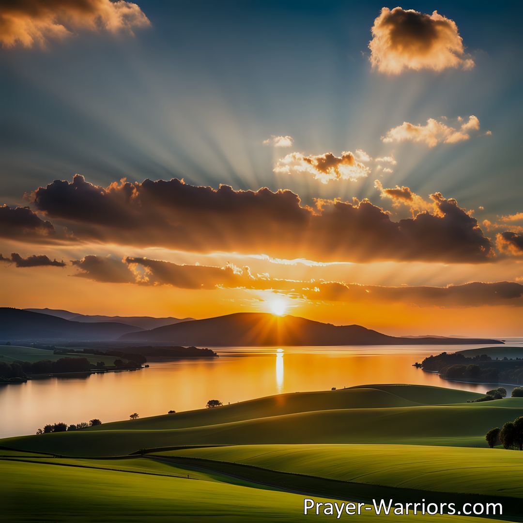 Freely Shareable Hymn Inspired Image Discover the beauty of Soul of Mine to God Awaking - a hymn expressing gratitude and reliance on God's constant presence, protection, and love. Delve into the heartfelt themes in this inspiring hymn.