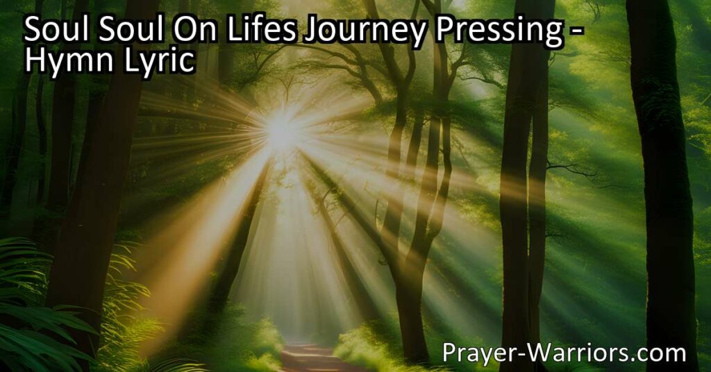 Follow the path of righteousness on life's journey! Find solace in God's love and protection. Trust in His strength when facing challenges. Join the journey of the soul!