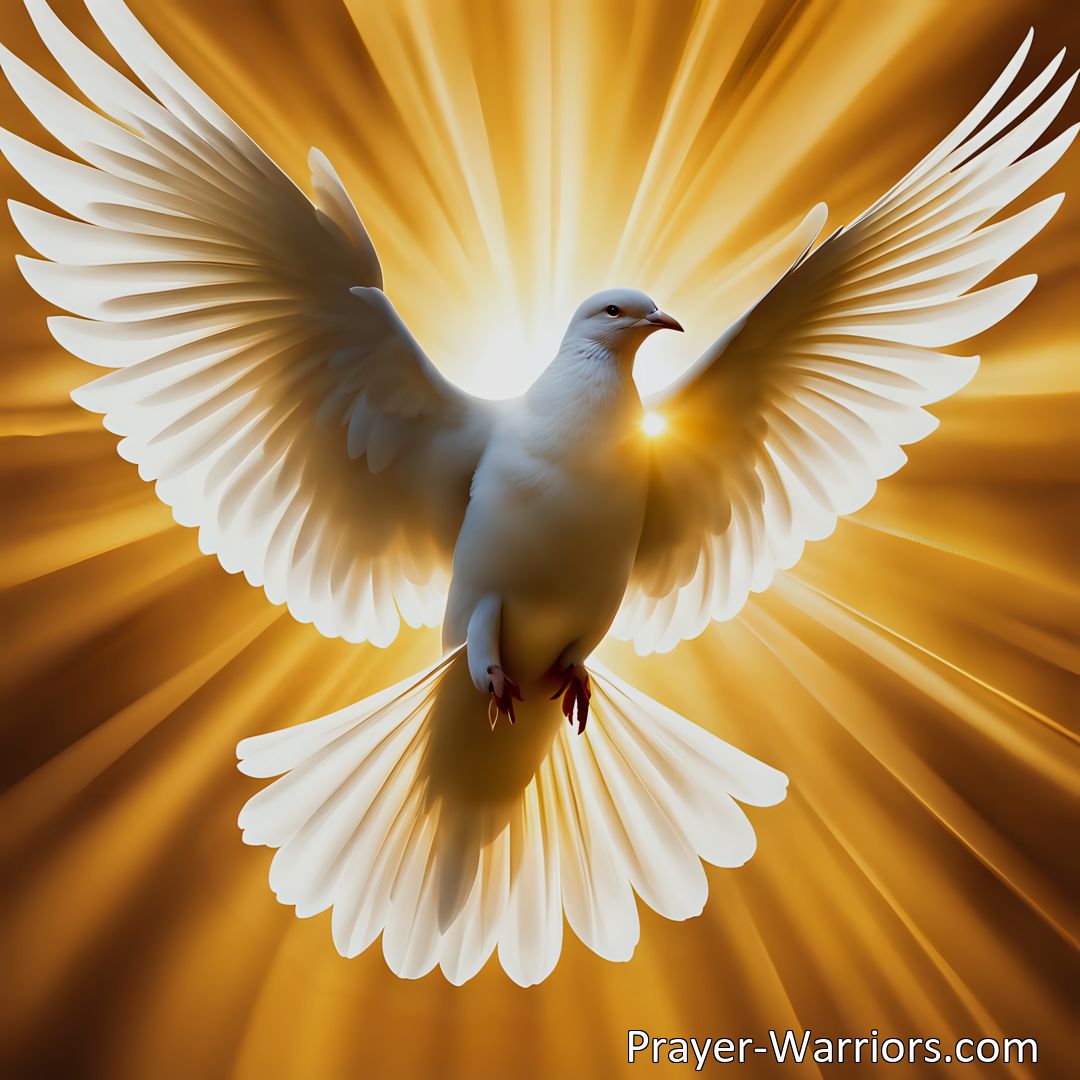 Freely Shareable Hymn Inspired Image Discover the powerful presence of the Spirit of Love Immortal. This hymn reflects on the eternal love and guidance of the Holy Spirit in our lives, invoking a sacred flame within us. Embrace the transformative power of the Spirit and find comfort, peace, and a deeper connection with God.