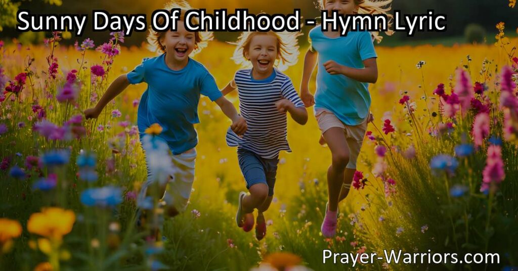 Experience the Joy and Innocence of Sunny Days of Childhood