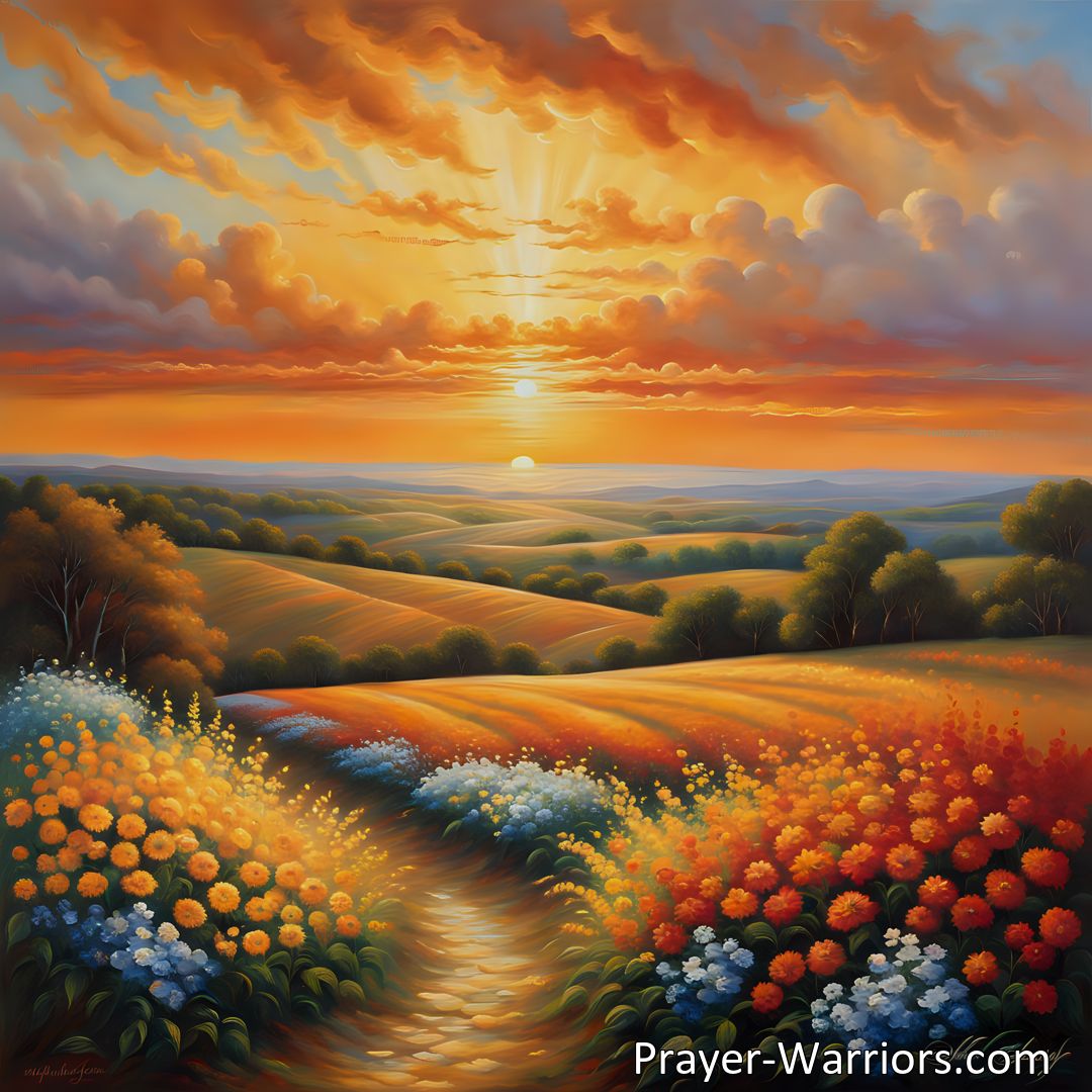 Freely Shareable Hymn Inspired Image Discover the wonders of the heavens and the glory of the Lord through the captivating hymn The Glory Of The Lord The Heavens Declare Abroad. Marvel at the beauty of God's creation and find inspiration in the grandeur of the sky.
