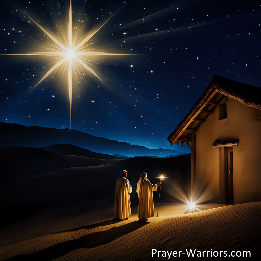 Freely Shareable Hymn Inspired Image Experience the awe-inspiring birth of Jesus, as The King of Glory Sends His Son to Earth. Delve into the profound impact it had on His witnesses. Discover the significance of His mission as the Redeemer.