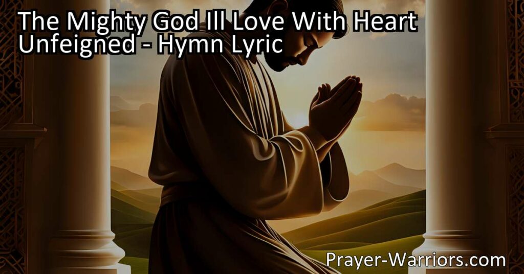 Experience the Power of Gratitude and Faith | Turn to The Mighty God who Listens | Find Comfort in His Love and Relief from Grief | Join the Nations in Praise | Unwavering Trust in His Goodness