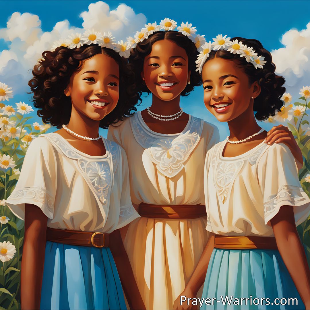 Freely Shareable Hymn Inspired Image Discover the joy and unity found in friendship as the Skylark sings its beautiful melody. Embrace sisterhood, learn life's lessons, and make a positive impact as a Skylark girl. Loleachi, bringing gladness to all. The Skylark Sings A Lovely Song.