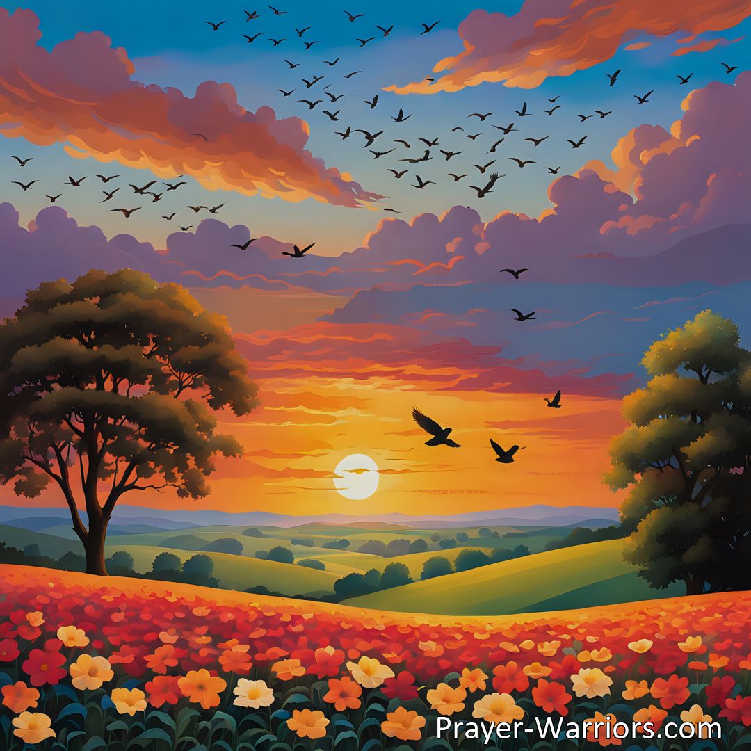 Freely Shareable Hymn Inspired Image Find peace and gratitude in the tranquil embrace of the night. The Sun Has Gone Down And Peace Has Descended hymn explores gratitude, forgiveness, and rest. Surrender your worries and embrace divine care for a peaceful slumber.