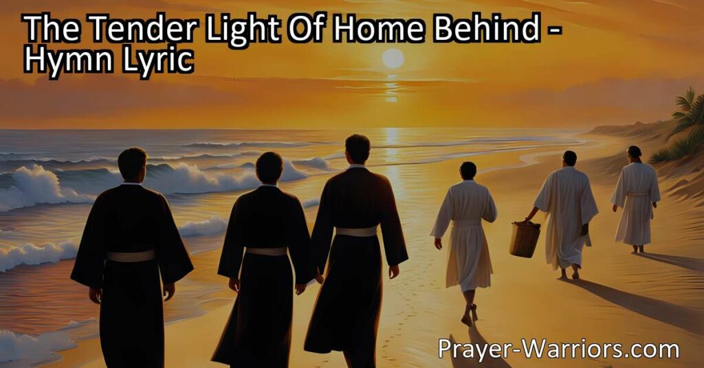 Discover the profound journey of missionaries as they leave behind the comfort of home to spread God's love in foreign lands. This hymn highlights their sacrifice