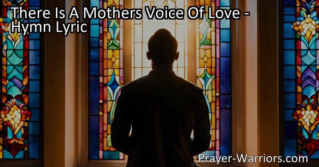 Experience the Power of a Mother's Voice of Love and the Divine Whisper within. Find solace