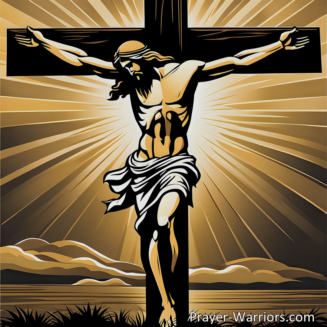 Freely Shareable Hymn Inspired Image Discover the profound hymn Thou O My Jesus Thou Didst Me that expresses deep love and gratitude for Jesus Christ's unconditional love and sacrifice on the cross. Reflect on your own relationship with Jesus and the true essence of loving Him.