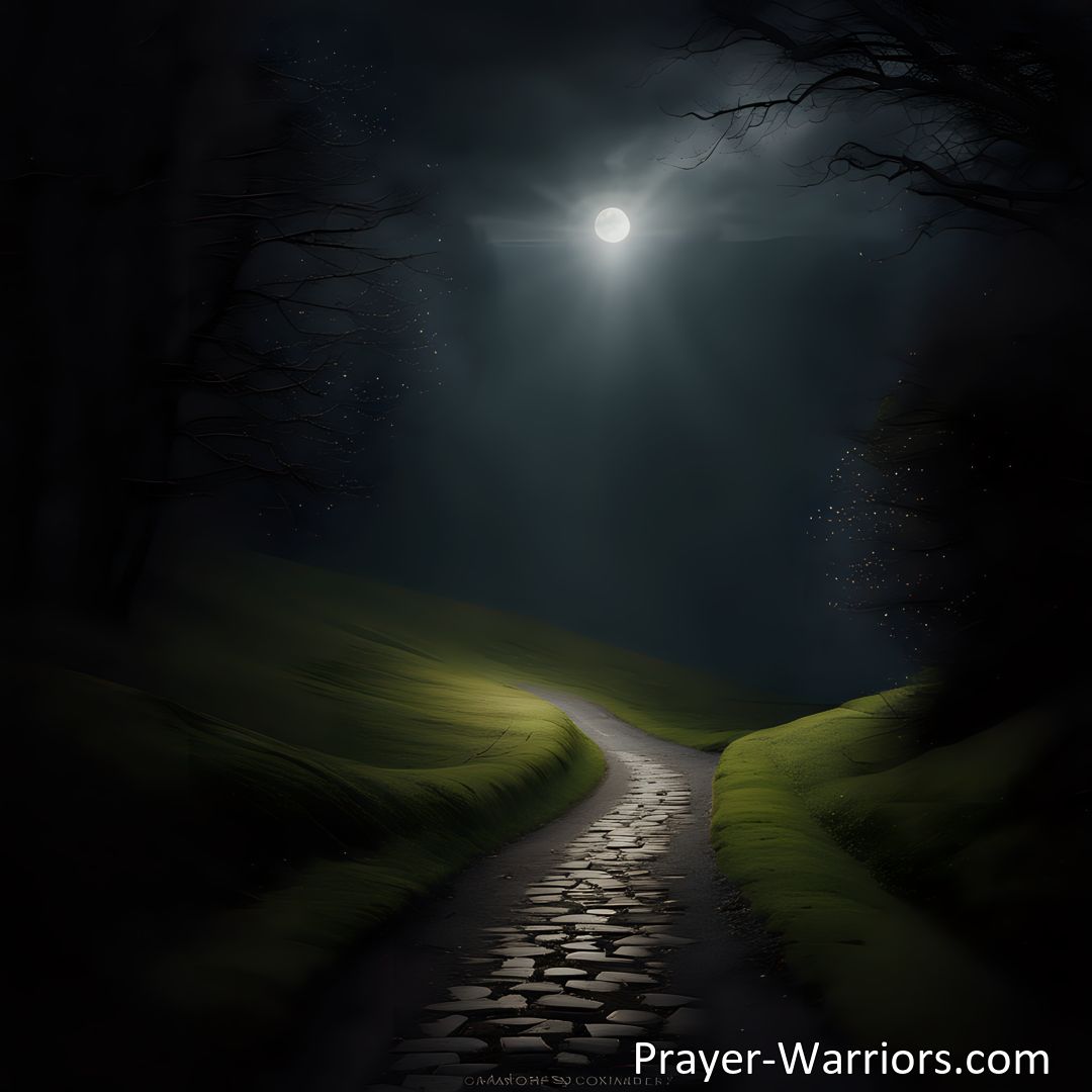 Freely Shareable Hymn Inspired Image Discover hope and encouragement in the hymn Though Our Path Be Dark And Drear. Find comfort in the promise that all will be well, even in life's darkest moments. Trust in Jesus to bring light and overcome challenges.