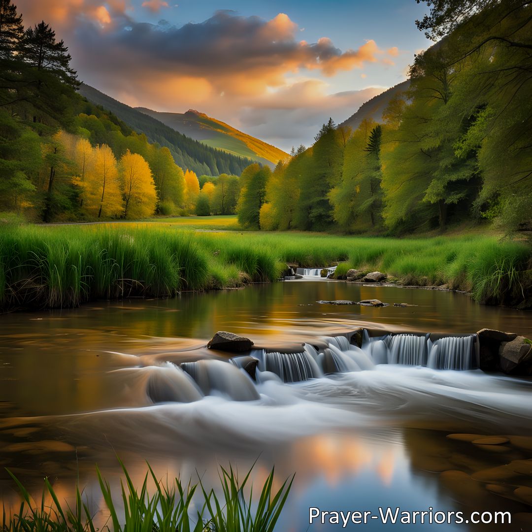 Freely Shareable Hymn Inspired Image Discover strength and guidance in the Lord with To The Hills I Lift Mine Eyes. This hymn reminds us to seek solace in God when we feel overwhelmed. Find peace and assurance in His everlasting care.