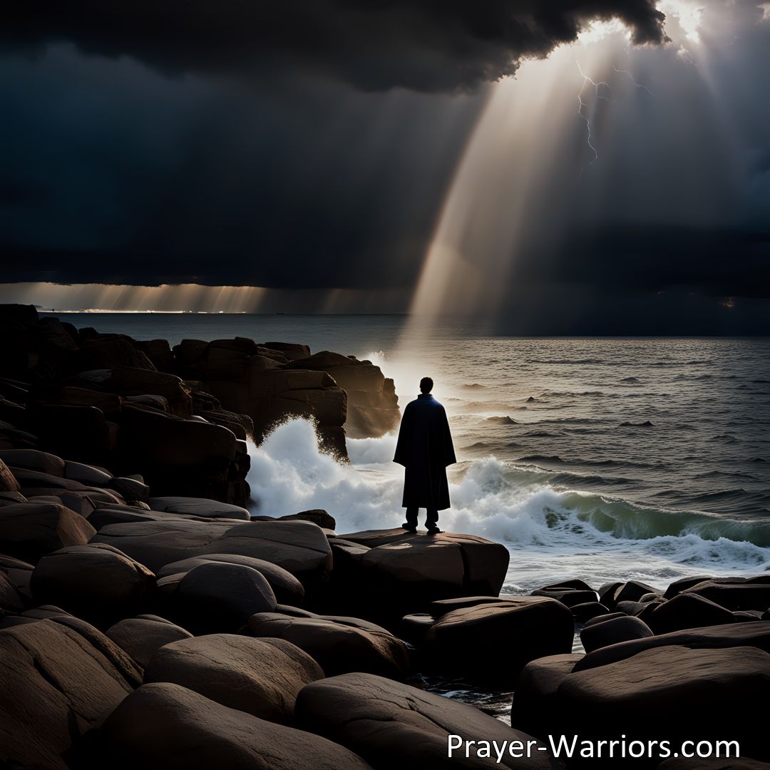 Freely Shareable Hymn Inspired Image Maximize peace and find strength in trusting Jesus. Lean on faith during life's storms and embrace His unwavering love. Trust Jesus for eternal peace.