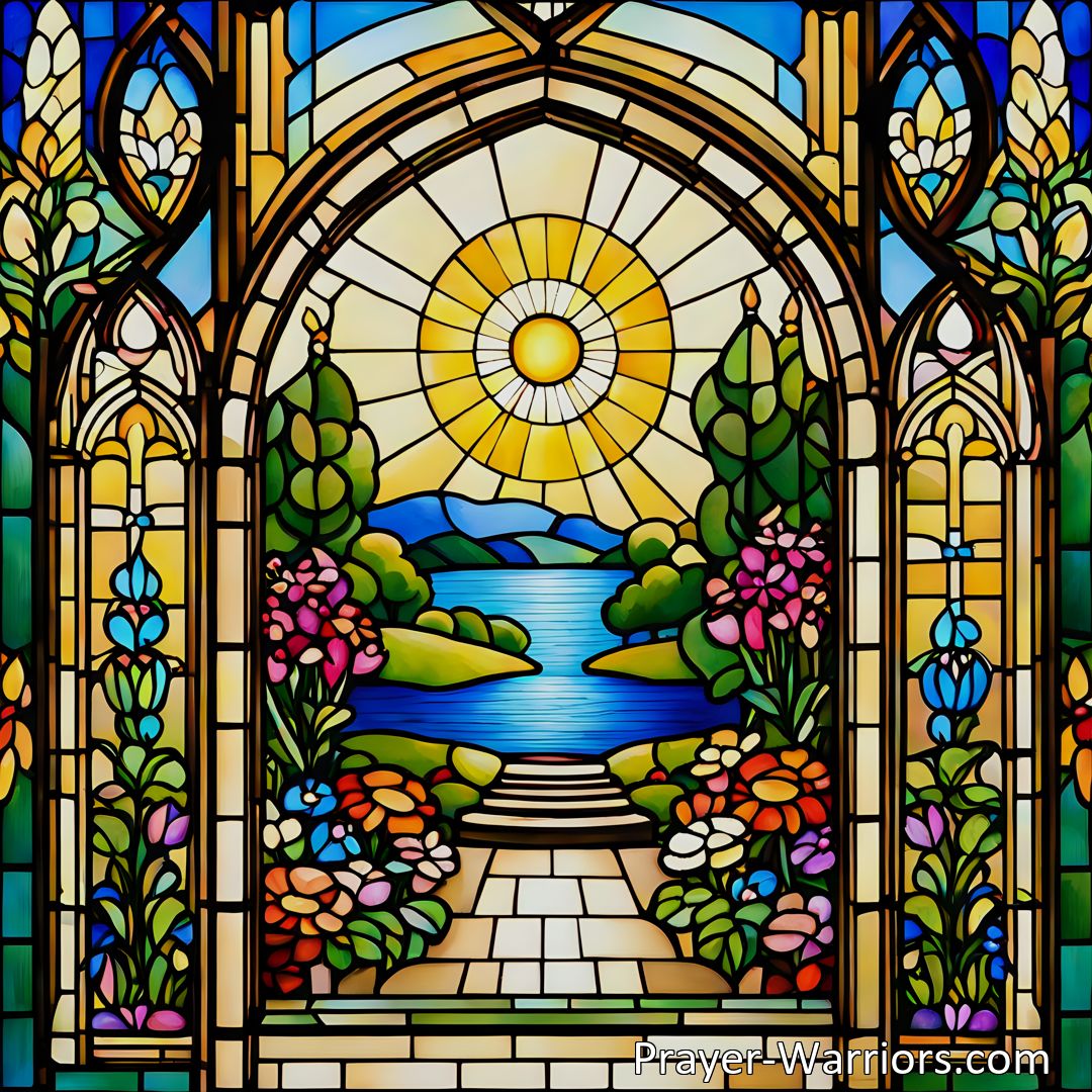 Freely Shareable Hymn Inspired Image Discover the joy and love we find in our sacred place of worship. Experience the power of prayer, baptism, the altar, and the Word of God. Join us in singing praises and longing for heaven. We Love The Place, O God - a hymn of adoration.