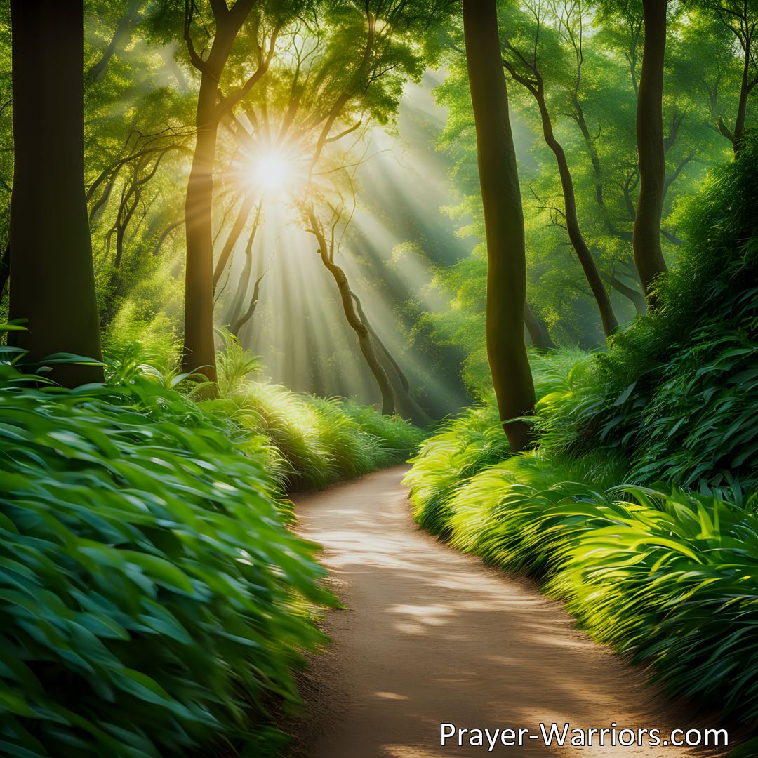 Freely Shareable Hymn Inspired Image Find peace and strength in the valley of shadows with the hymn We Shall Walk Through The Valley Of The Shadow of Death. Trust in Jesus as your leader and find comfort in community during difficult times.