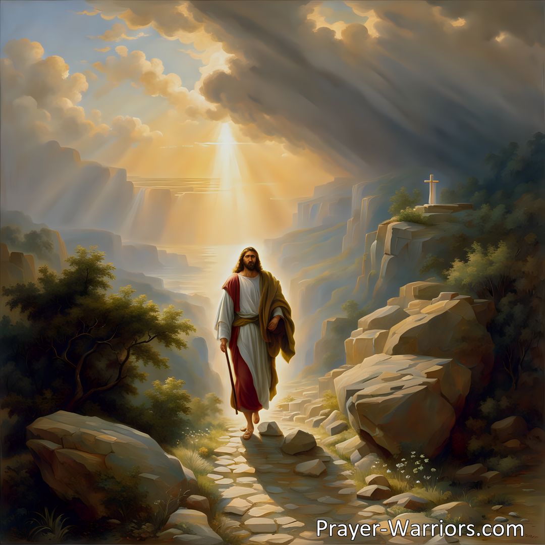 Freely Shareable Hymn Inspired Image Find rest and hope for your weary soul in times of sorrow through the love and guidance of Jesus. He understands your pain and longings, offering solace and protection. Come to Him and find peace.