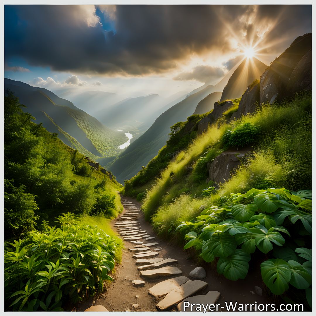 Freely Shareable Hymn Inspired Image Discover the hidden path to joy and glory. Don't let others' judgments deter you. Embrace the road less traveled for eternal rewards. Find out what thousands never knew.