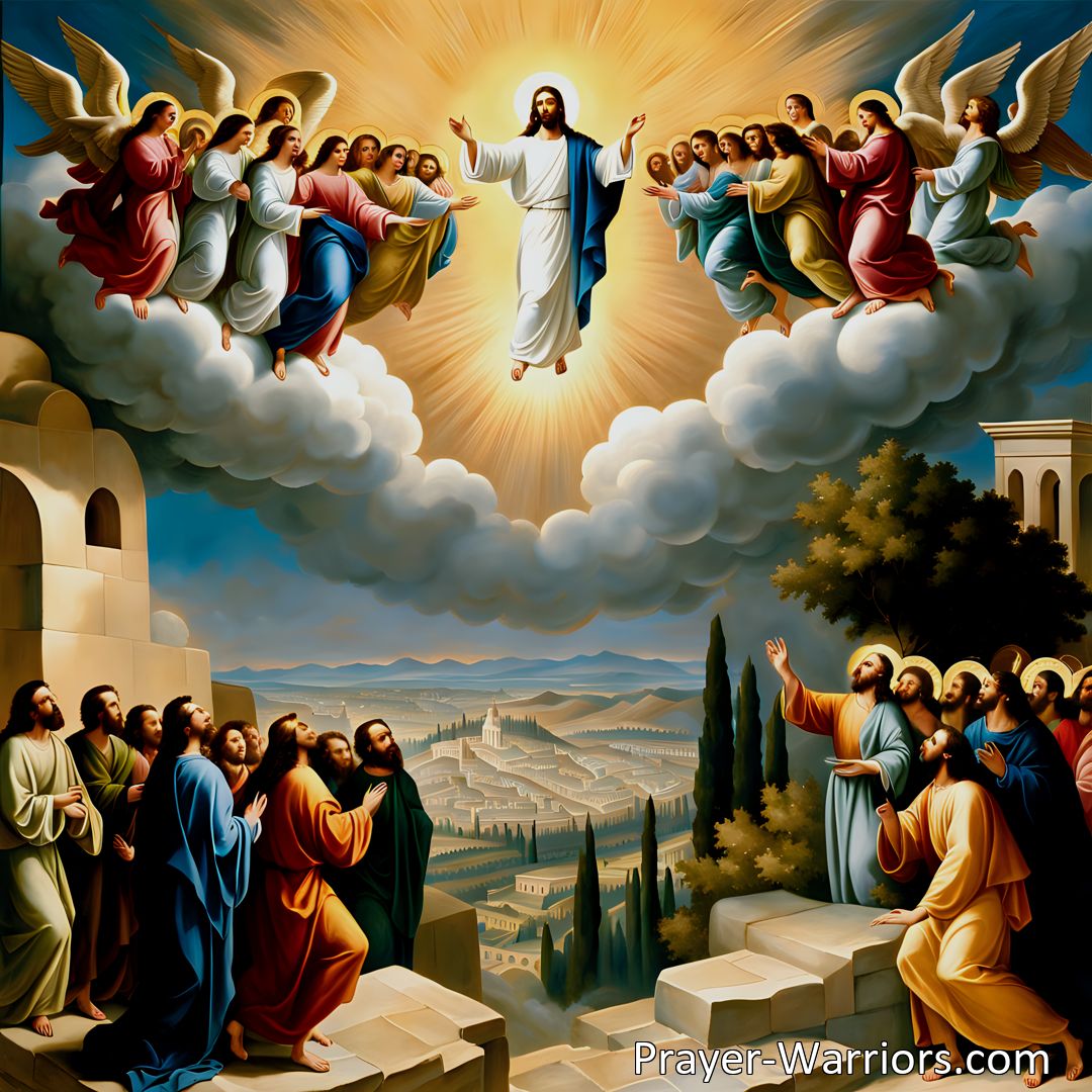 Freely Shareable Hymn Inspired Image Discover the profound message of the hymn When on Clouds of Glory, Jesus Comes Again. Explore the anticipation, emotions, and questions it raises about our faith and relationship with Jesus. Join the joyful anticipation of His triumphant return.