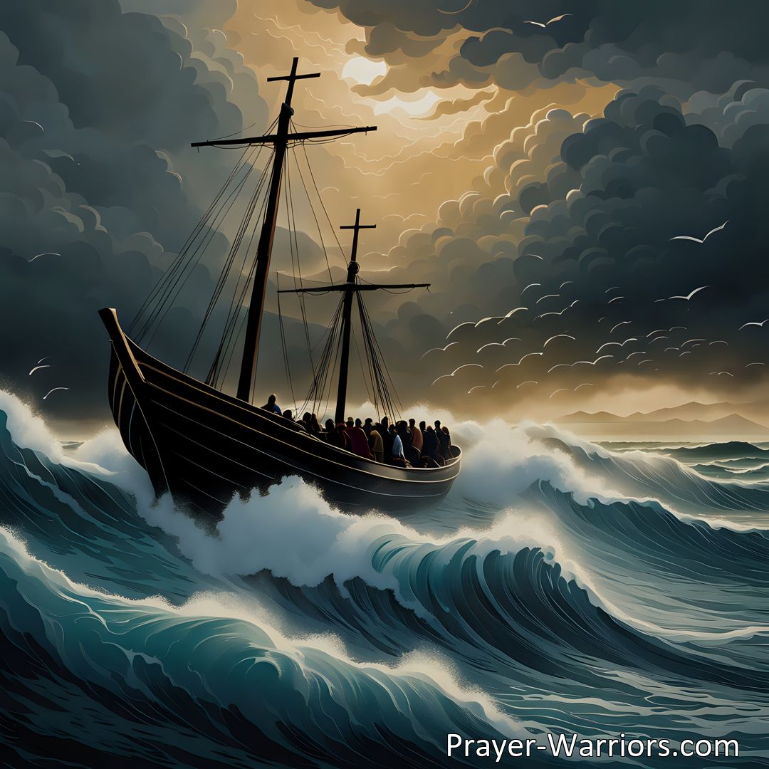 Freely Shareable Hymn Inspired Image Discover Hope & Strength in Life's Storms. When Upon The Raging Waters hymn reminds us of Jesus' presence & support in our darkest times. Find solace & guidance in Him.