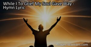 Experience comfort in times of grief and despair with the reassurance that God is in control. Trust in His love and power