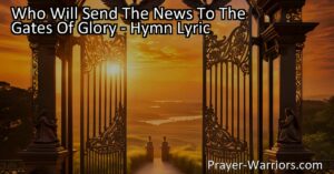 "Discover the joy of sharing the news of loved ones coming home tonight to the heavenly realm. Reflect on the meaning behind this heartwarming hymn."