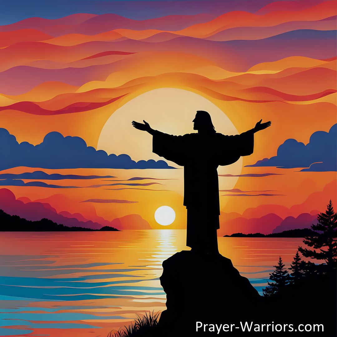 Freely Shareable Hymn Inspired Image Discover the hymn Jesus Redeemer: Bless Us and Love Us. A powerful testament of faith and guidance, reminding us of Jesus' eternal presence in our lives. Find comfort and inspiration in His love.