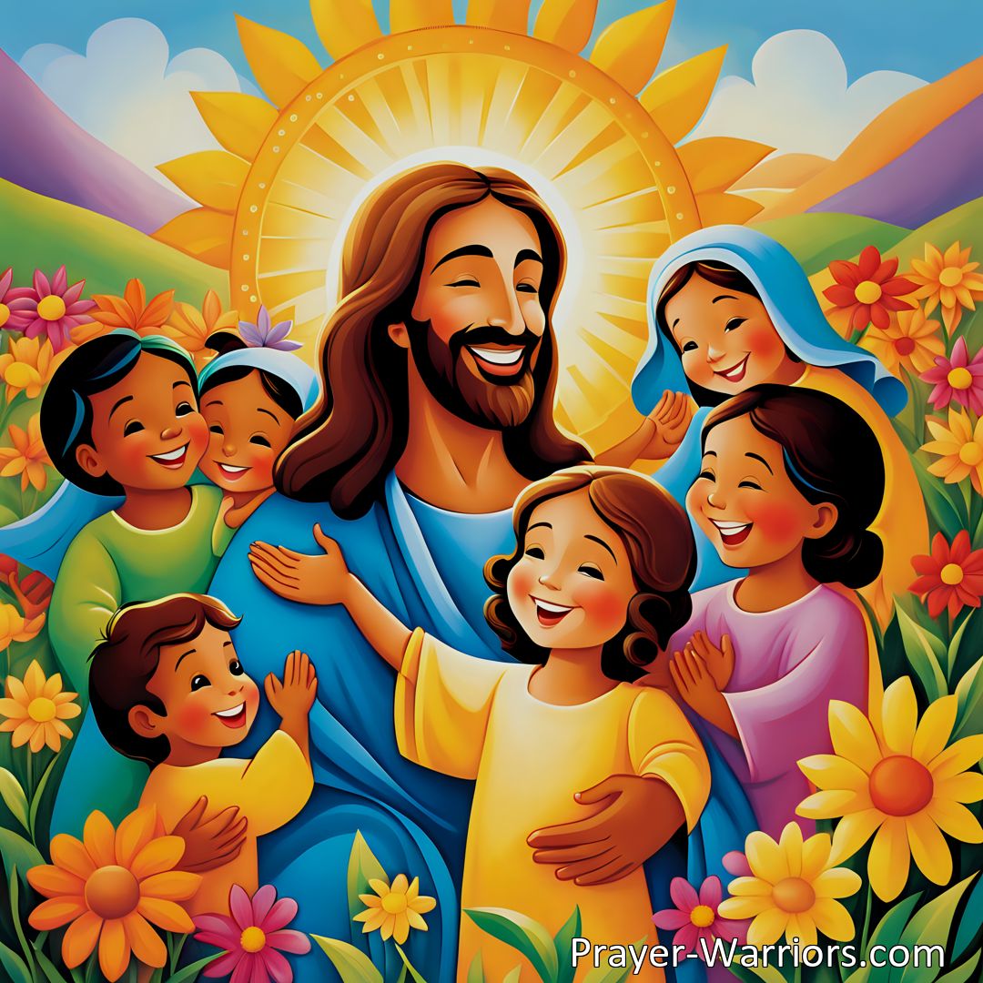 Freely Shareable Hymn Inspired Image Discover the wondrous love of Jesus in When Jesus Came From Heaven Above. This hymn of love and salvation is a reminder of the sacrifice He made for little ones like me. Experience His great love today!